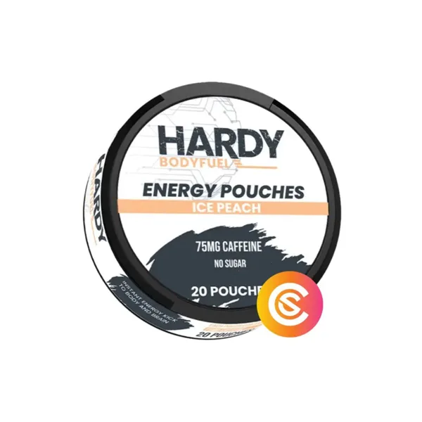 Hardy Energy Ice Peach caffeine pouches