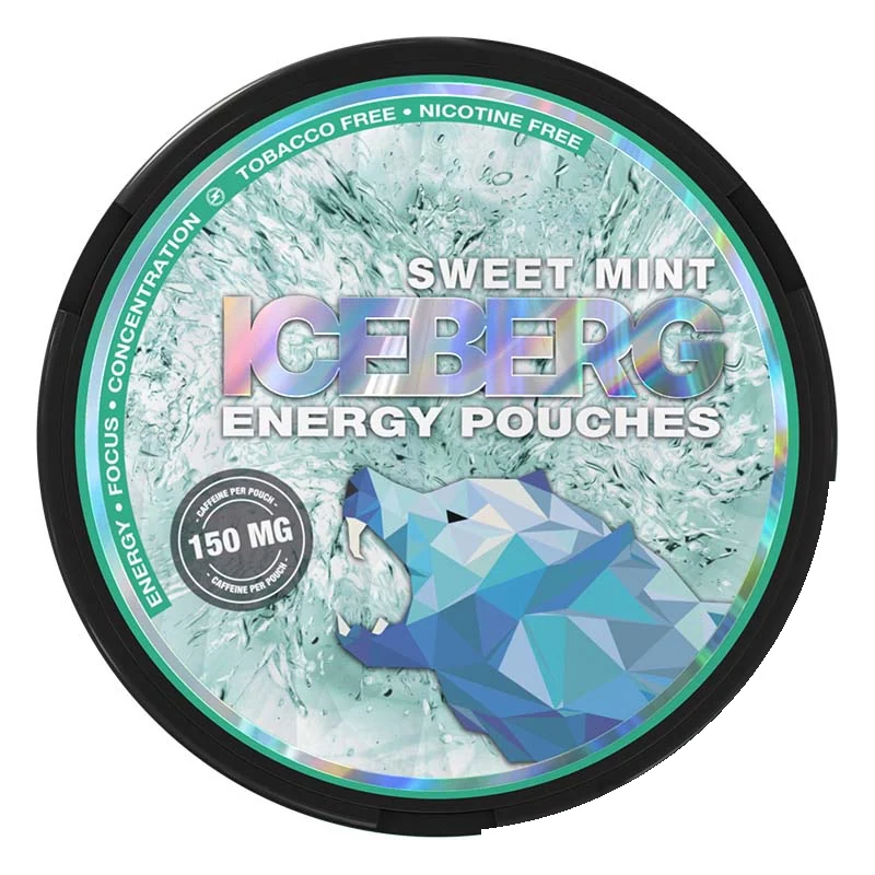 Iceberg Sweet Mint Energy Pouches caffeine pouches