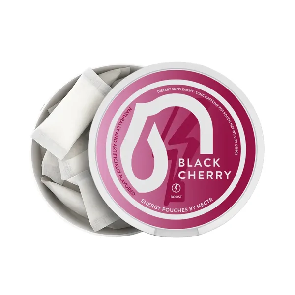 Nectr Black Cherry caffeine pouches