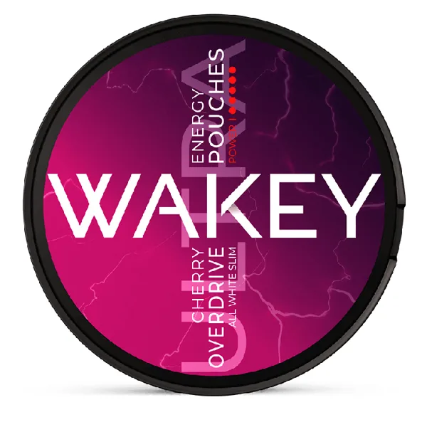 Wakey Ultra Cherry Overdrive caffeine pouches