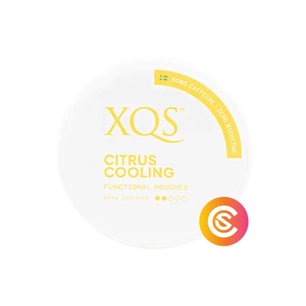 XQS Citrus Cooling caffeine pouches